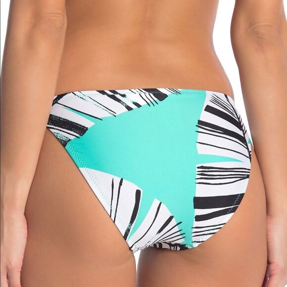 Trina Turk Women's Green Multi Copacabana Geometric Hipster Swim Bottoms sz 4 - Picture 3 of 6